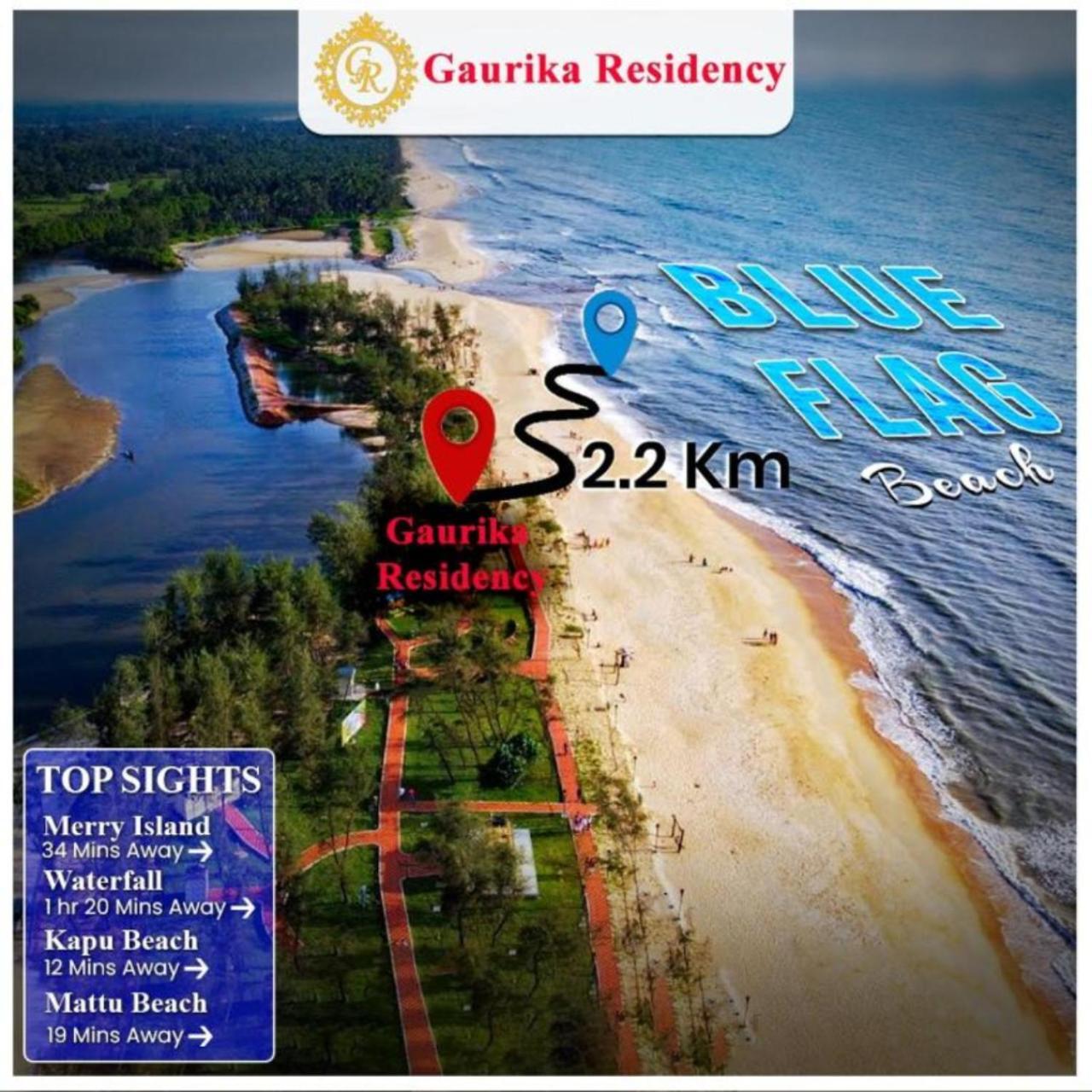 Gaurika Residency Boarding & Lodging - Padubidri Hotel Exterior photo